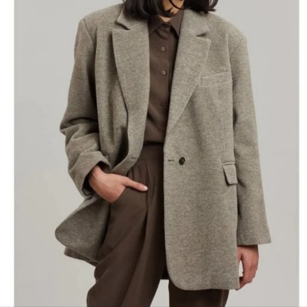 Vanessa Hong X Birgitte Herskind Wilma Blazer In Dark Morreto Size 4 NWT'S - Picture 4 of 16